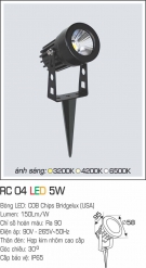Đèn LED Rọi Cây 5W AFC RC04