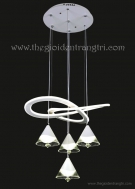 Đèn Thả LED Phòng Khách Hiện Đại T889, Đèn LED Thả Bàn Ăn Hiện Đại T889 