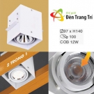 Đèn Lon LED Nổi Gắn Âm 12W EU-LNA151