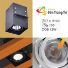 Đèn Lon LED Nổi Gắn Âm 12W EU-LNA153