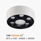 Đèn Lon Nổi Downlight LED 10W EU-LN171 Ø73