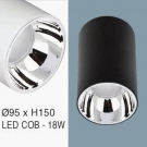 Đèn Lon Nổi Downlight LED 18W EU-LN105 Ø95