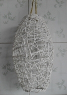 Cầu Rối Oval Trắng 30cm