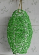 Cầu Rối Oval Xanh 30cm