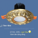 đèn led âm trần tân cổ điển SN2321, đèn led âm trần cao cấp, đèn âm trần tân cổ điển, mẫu đèn trang trí phòng khách