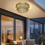 Đèn Trang Trí Ốp Trần Đồng Cổ Điển NA-MD7145 Φ350