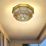 Đèn Trang Trí Ốp Trần Đồng Cổ Điển NA-MD7145 Φ350