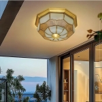 Đèn Trang Trí Ốp Trần Đồng Cổ Điển NA-MD7145 Φ350