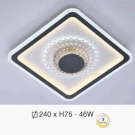 Đèn LED Ốp Trần Vuông EU-BT110 240x240