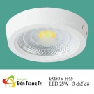 Đèn Ốp Trần LED 25W UMPK25 Ø250