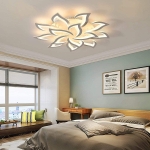 Đèn LED Hoa Sen Ốp Trần Phòng Khách Đơn Giản LH-MO977-14 Ø900