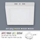 Đèn Ốp Trần Led Vuông 1 Màu 22W AFC 562