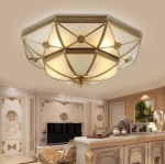 Đèn Trang Trí Ốp Trần Đồng NA-MD7005-4 Ø450