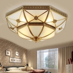 Đèn Trang Trí Ốp Trần Đồng NA-MD7005-4 Ø450