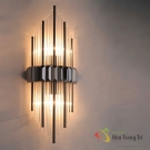 Đèn ốp tường pha lê phong cách art decor phù hợp trang trí cầu thang, hành lang, phòng ngủ,..