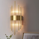 đèn tường pha lê cao cấp trang trí vách cầu thang, phòng ngủ và phòng khách