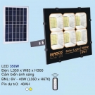 Đèn Pha LED Năng Lượng Mặt Trời 350W EU-SOLAR66