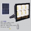 Đèn Pha LED Năng Lượng Mặt Trời 500W EU-SOLAR67