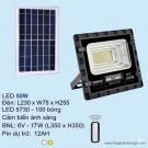 Đèn Pha LED Năng Lượng Mặt Trời 50W EU-SOLAR01
