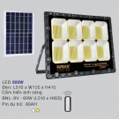Đèn Pha LED Năng Lượng Mặt Trời 800W EU-SOLAR68