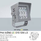 Đèn Pha Vuông LED 015 12Wx2