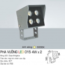 Đèn Pha Vuông LED 015 4Wx2