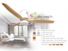 Đèn Quạt Cánh Gỗ Sát Trần QVifa36