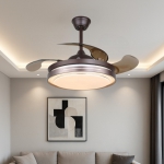 Quạt Trần Cánh Xếp Có Đèn LED Đổi 3 Màu UDQ6131 Ø1080