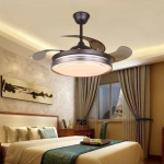 Quạt Trần Cánh Xếp Có Đèn LED Đổi 3 Màu UDQ6131 Ø1080