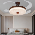 Đèn Quạt Trần Cánh Xếp Trang Trí Phòng Ngủ UDQ6178 Φ1200