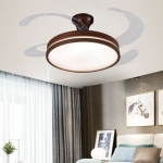 Đèn Quạt Trần Cánh Xếp Trang Trí Phòng Ngủ UDQ6175