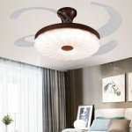 Đèn Quạt Trần Cánh Xếp Trang Trí Phòng Ngủ UDQ6177 Φ1200