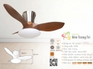 Đèn Quạt Sát Trần Trang Trí Phòng Ngủ Nhỏ QVifa906