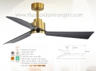 Đèn quạt trần 3 cánh nhựa trang trí phòng khách hiện đại qvifa431