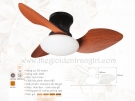 Đèn Quạt Trần 3 Cánh Nhựa Mini QVifa904