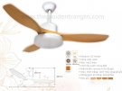 Đèn Quạt Trần Cánh Nhựa QVifa14 Vàng