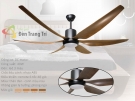 Đèn Quạt Trần Cánh Nhựa QVifa64