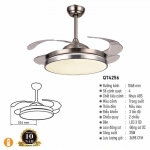 Đèn Quạt Trần Cánh Xếp Hiện Đại KH-QT4256 Ø1068