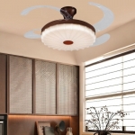 Đèn Quạt Trần Cánh Xếp Trang Trí Phòng Ngủ UDQ6178 Φ1200