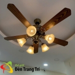 Đèn Quạt Trần Trang Trí Phòng Khách KH-QT5214 Ø1300