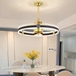 Quạt Trần Cánh Nhựa Có Đèn LED Hiện Đại UDQ6161 Φ650