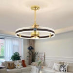 Quạt Trần Cánh Nhựa Có Đèn LED Hiện Đại UDQ6161 Φ650