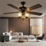 Quạt Trần Đèn Trang Trí KH-QT5218 Ø1320