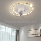 Đèn Trang Trí Ốp Trần LED Có Quạt MO9078