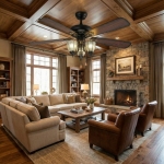 Quạt Trần Đèn Trang Trí KH-QT5218 Ø1320