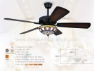 Đèn Quạt Trang Trí Trần Cánh Gỗ QVifa78-395