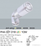 Đèn rọi cột ngoài trời 10W Anfaco 018 chiếu sáng mặt tiền biệt thự