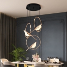 đèn thả led 3 con chim, đèn thả bàn ăn hiện đại, đèn thả trang trí phòng khách