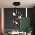 Đèn Thả Bàn Ăn 3 Con Chim Nghệ Thuật UTL6515-3 Ø350