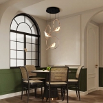 Đèn Thả Bàn Ăn 3 Con Chim Nghệ Thuật UTL6515-3 Ø350